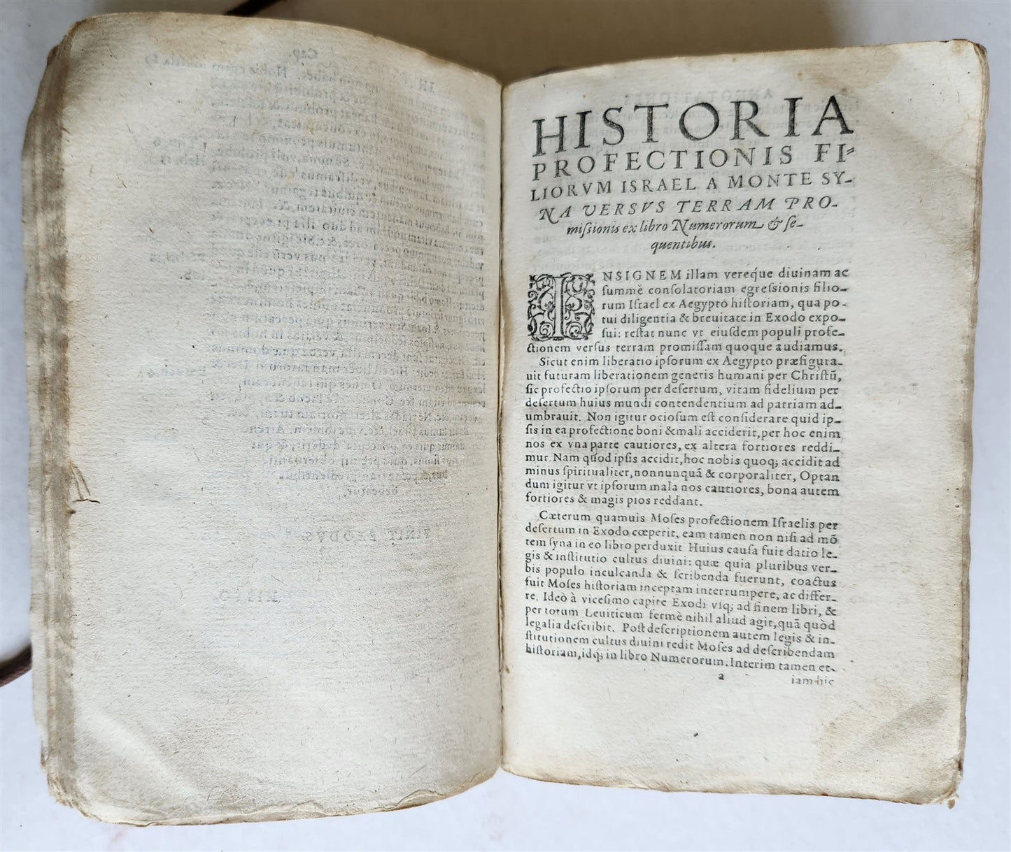 1571 BIBLE OLD TESTAMENT COMMENTARIES ANTIQUE 16th CENTURY vellum binding