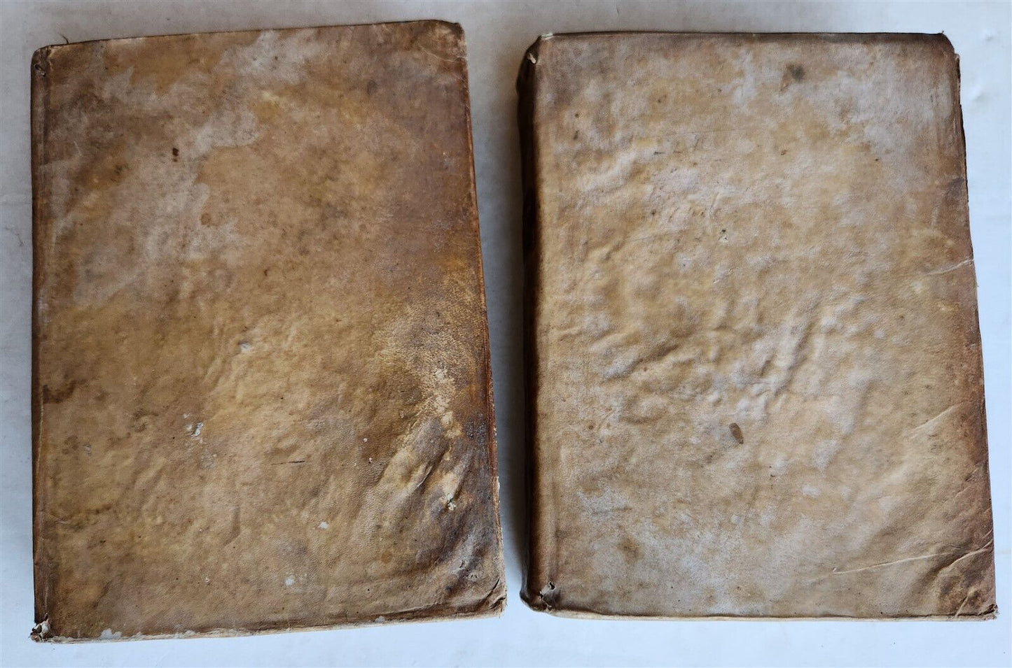 1783 THEOLOGY by NATALI ALEXANDRO 2 VOLUMES antique VELLUM BINDING