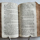 1753 BOOK of COMMON PRAYER w/ PSALTER in ENGLISH antique