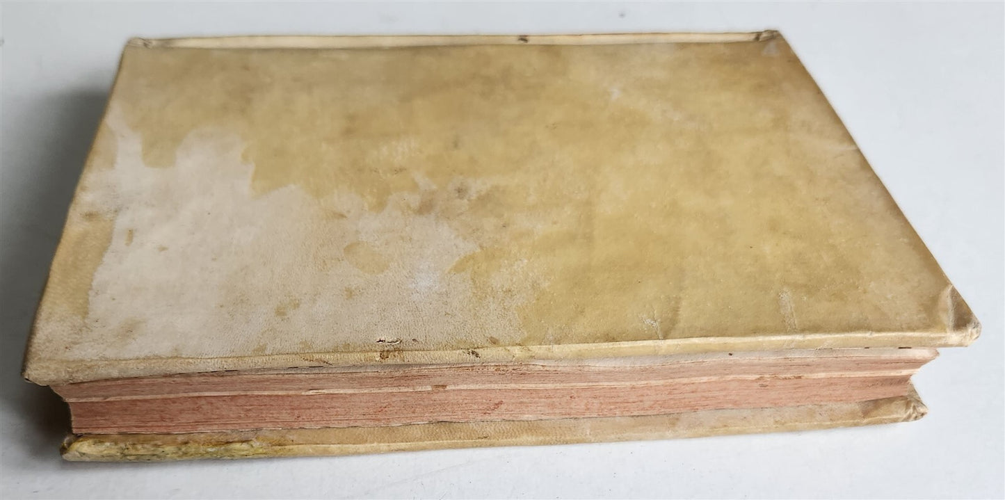 1570 La Avarchide del s. Luigi Alamanni POETRY antique VELLUM BOUND 16th CENTURY