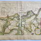 1640 Brabant Leuven BELGIUM MAP by WILLEM BLAEU antique AUTHENTIC hand colored