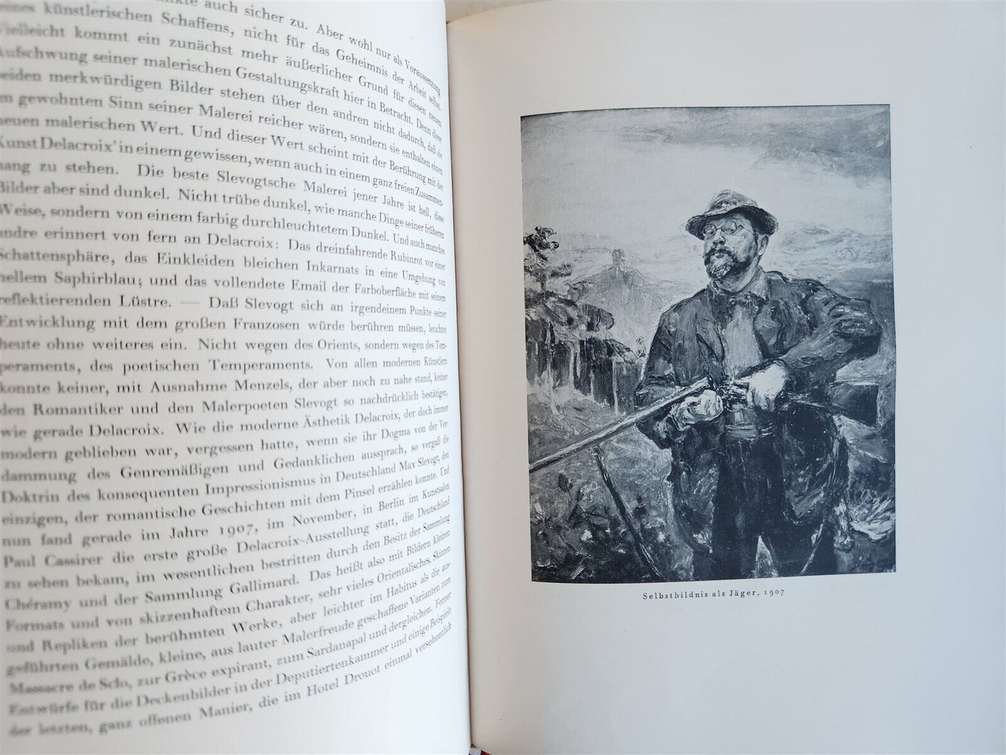 1923 MAX SLEVOGT by EMIL WALDMANN antique ILLUSTRATED ART ALBUM