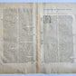 1640 BELGIUM GHENT MAP by WILLEM BLAEU antique AUTHENTIC hand colored
