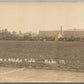 ALEDO IL W.V. ATHLETIC FIELD ANTIQUE REAL PHOTO POSTCARD RPPC