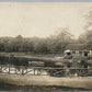 LAKE HOUSE ANTIQUE REAL PHOTO POSTCARD RPPC