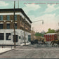 PLYMOUTH WI MILL & STAFFORD STREETS ANTIQUE POSTCARD