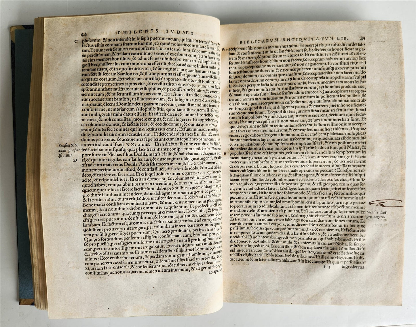 1527 POST-INCUNABULA PHILO of ALEXANDRIA antique Philonis Iudaei JUDAICA