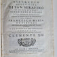 1768 RISTRETTO DELLA VITA DI SAN SERAFINO antique VELLUM BOUND in Italian