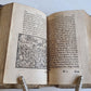 1575 APOCALYPSE COMMENTARY by D. Chytraeus ILLUSTRATED antique pigskin BINDING