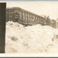 PITTSFIELD MA WINTER STREET SCENE ANTIQUE REAL PHOTO POSTCARD RPPC