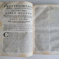 1728 TRATTENIMENTO ISTORICO TEOLOGICO e SCRITTURALE antique VELLUM BOUND