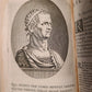 1656 ROMAN EMPERORS ILLUSTRATED Suetonius Tranquillus antique VELLUM BOUND