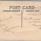 BEVERLY MA CANCEL N.E.S of T. SCHOOL 1927 GROUP ANTIQUE REAL PHOTO POSTCARD RPPC
