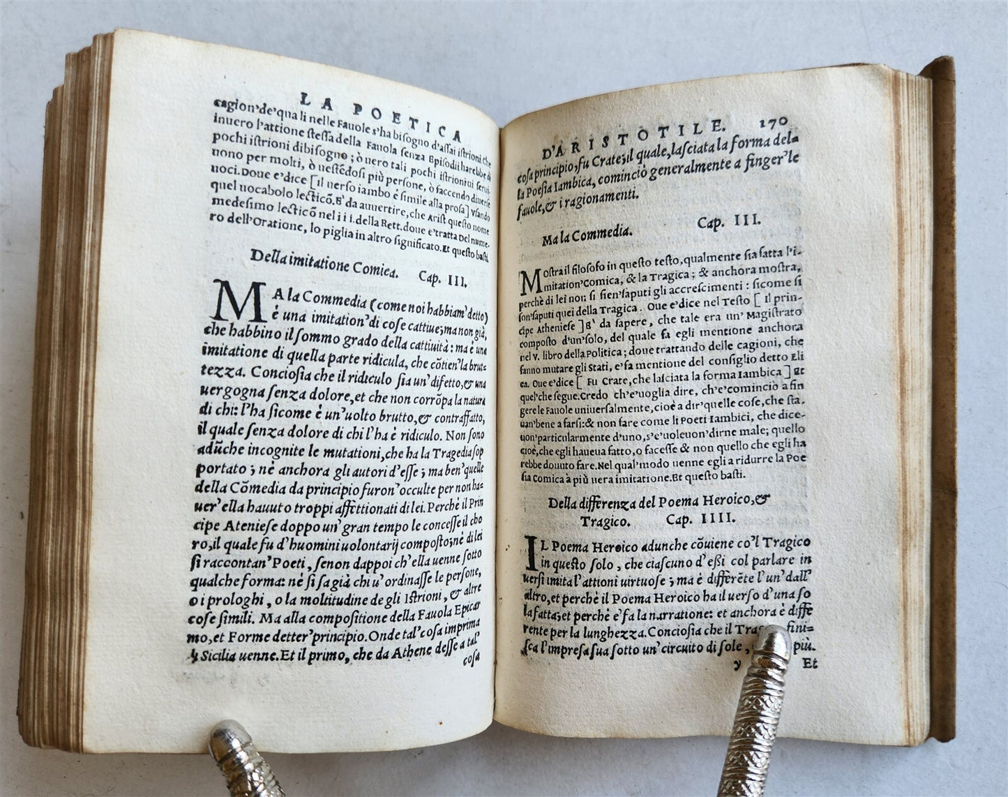 1551 ARISTOTLE antique VELLUM BOUND RETTORICA et POETICA D'ARISTOTILE