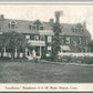 SHARON CT LANDHEIM RESIDENCE of A.M.WAITT ANTIQUE POSTCARD