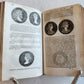 1557 NUMISMATICS antique ILLUSTRATED w/ 400 WOODCUTS Roman & German coins