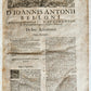 1637 LAW BOOK by IOANNIS ANTONII BELLONI VELLUM FOLIO w/MANUSCRIPT TITLE antique