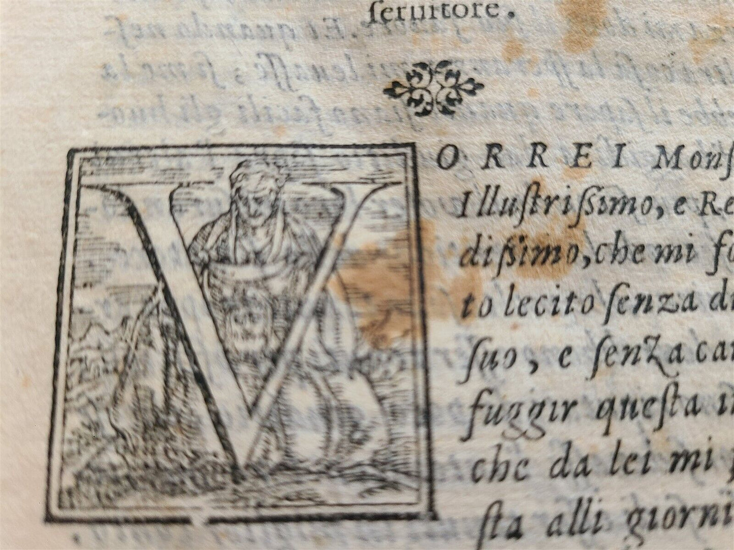 1580 Essercitii spirituali by Giulio Cesare Albicante antique VELLUM BINDING