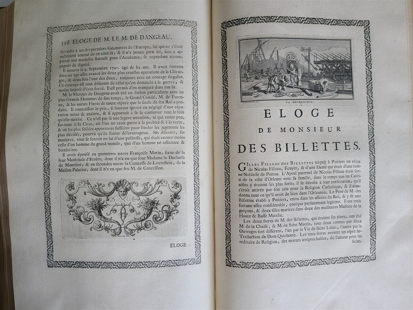 1728 Bernard Le Bovier de Fontenelle WORKS 3 FOLIO VOLUMES ILLUSTRATED antique