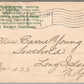 KITTEN PLAYING ANTIQUE POSTCARD