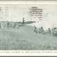 PLATTSBURG NY US ARMY ARTILLERY MANEUVERES WWII ERA ANTIQUE POSTCARD