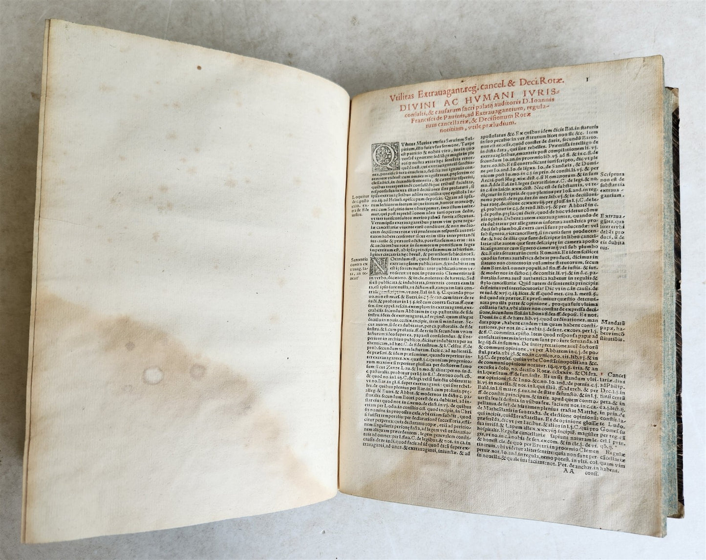 1559 LAW BOOK in LATIN Sextus liber decretalium antique 16th CENTURY