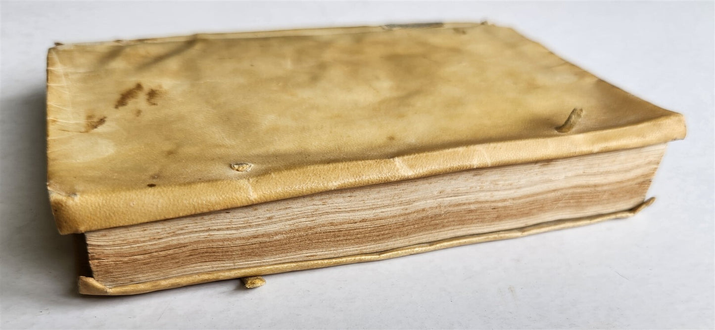 1587 CICERO Rhetoricorum ad Herennium antique VELLUM BOUND