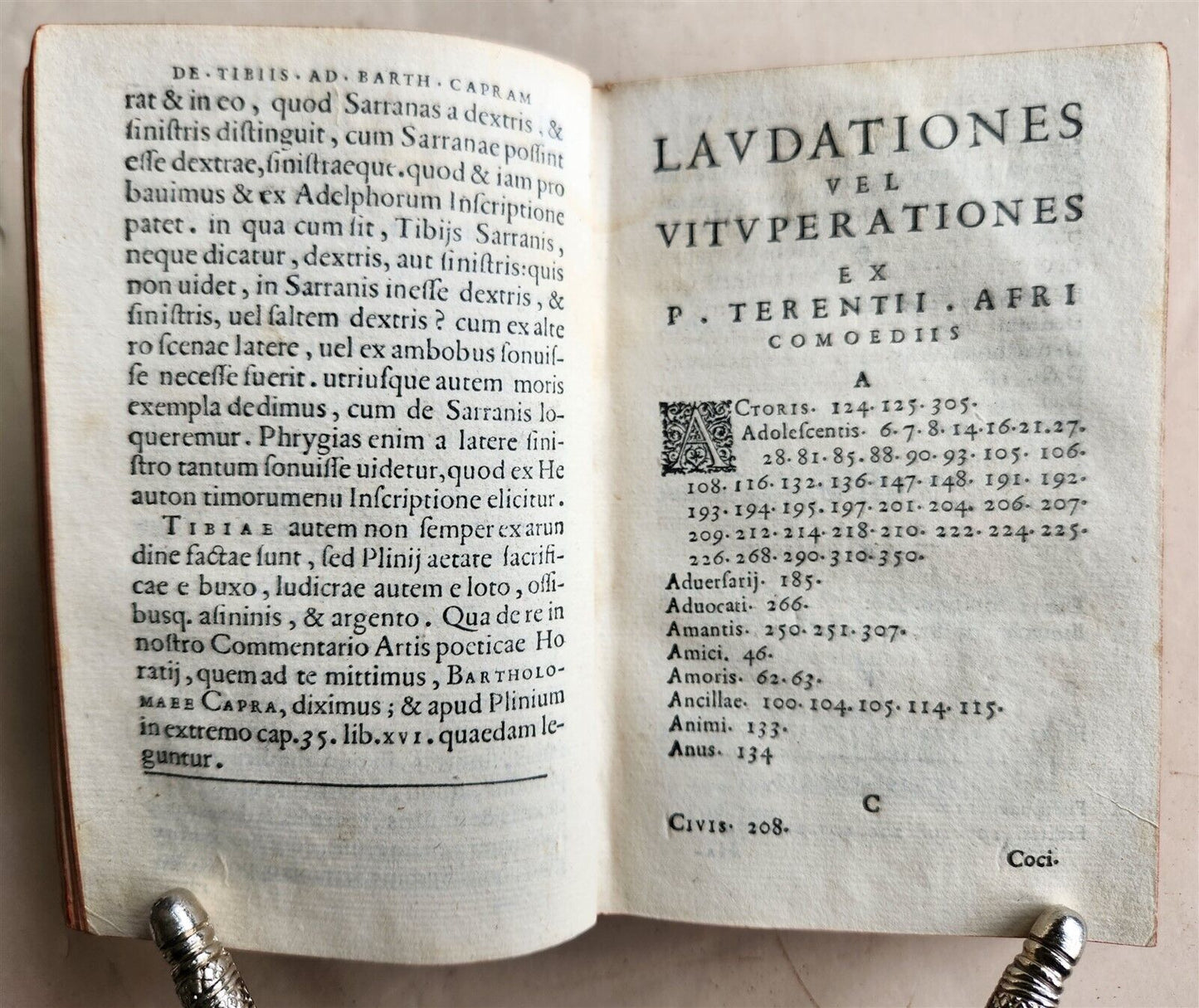 1575 ALDINE PRESS TERENTIUS AFER antique 16th CENTURY TERENCE