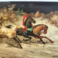RUSSIAN FEDOSKINO SCHOOL VINTAGE LACQUER BOX - TROIKA dated 1960 ARTIST SIGNED