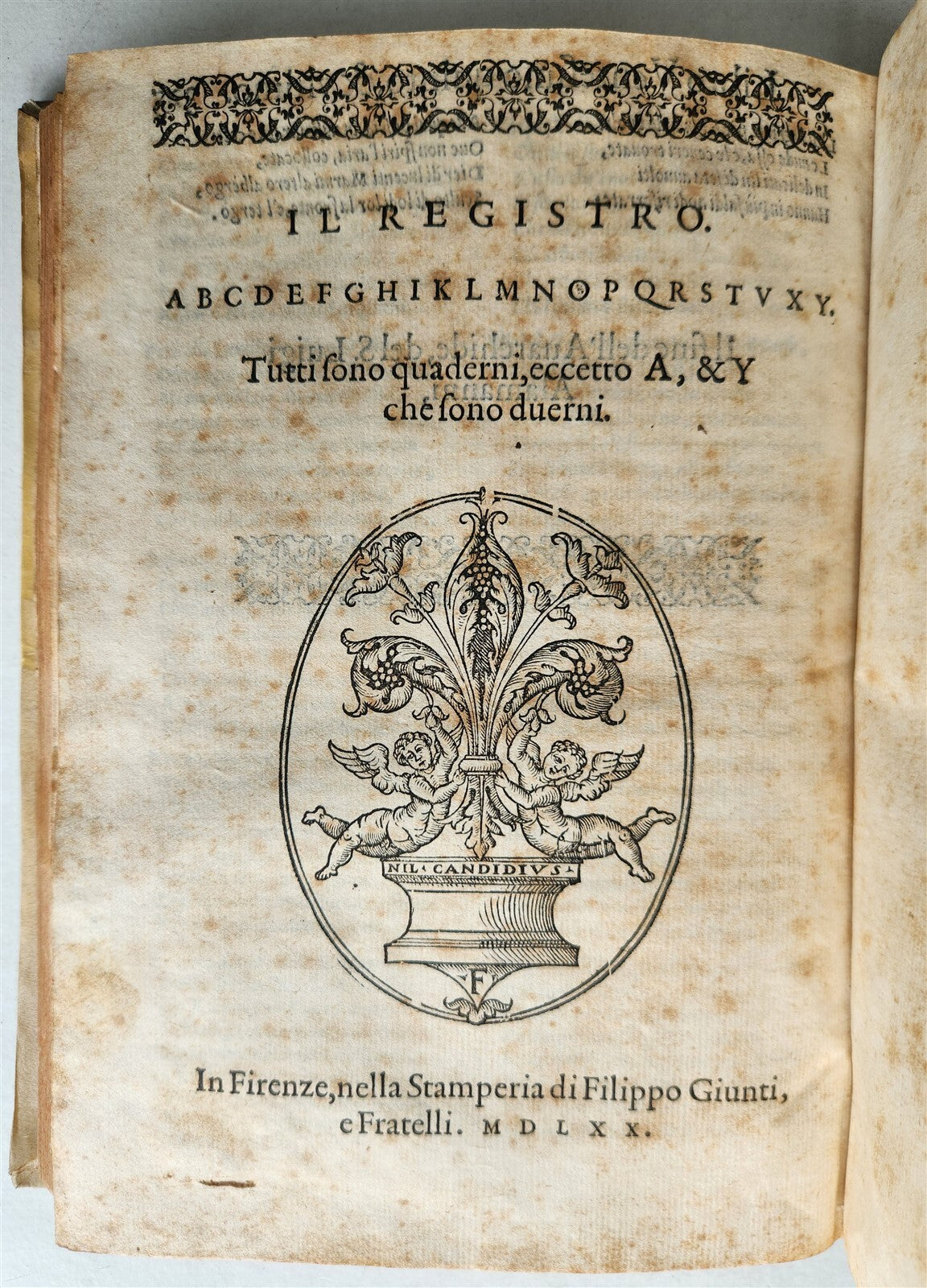 1570 La Avarchide del s. Luigi Alamanni POETRY antique VELLUM BOUND 16th CENTURY