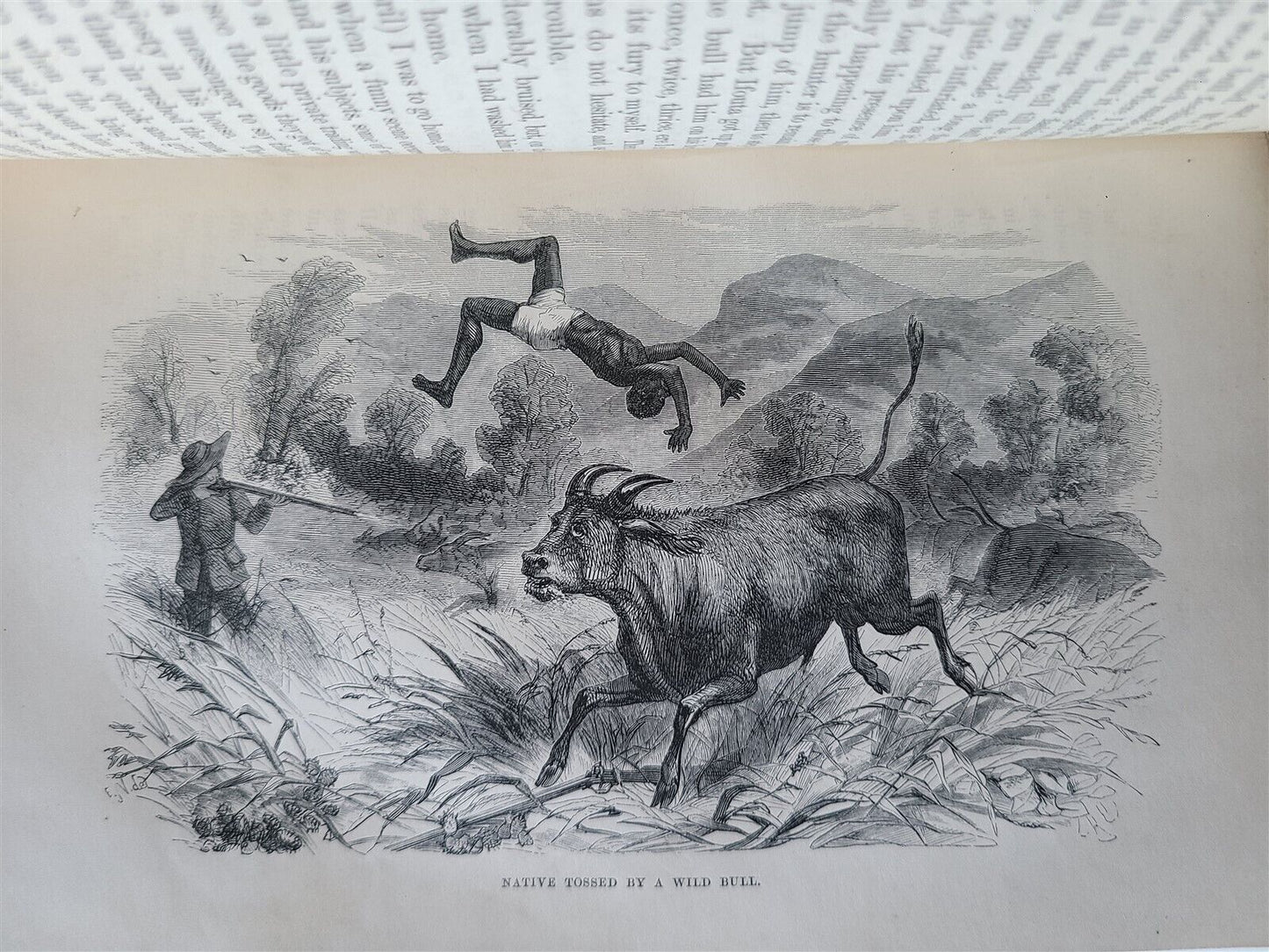 1861 EXPLORATIONS ADVENTURES in EQUATORIAL AFRICA by Chaillu illustrated antique