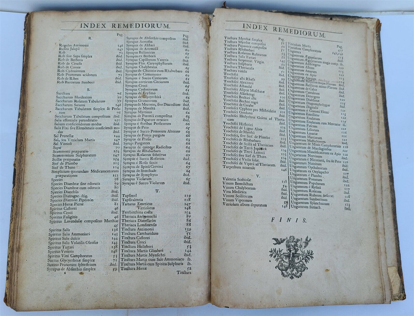 1721 PHARMACOPEIA in ENGLISH antique FOLIO