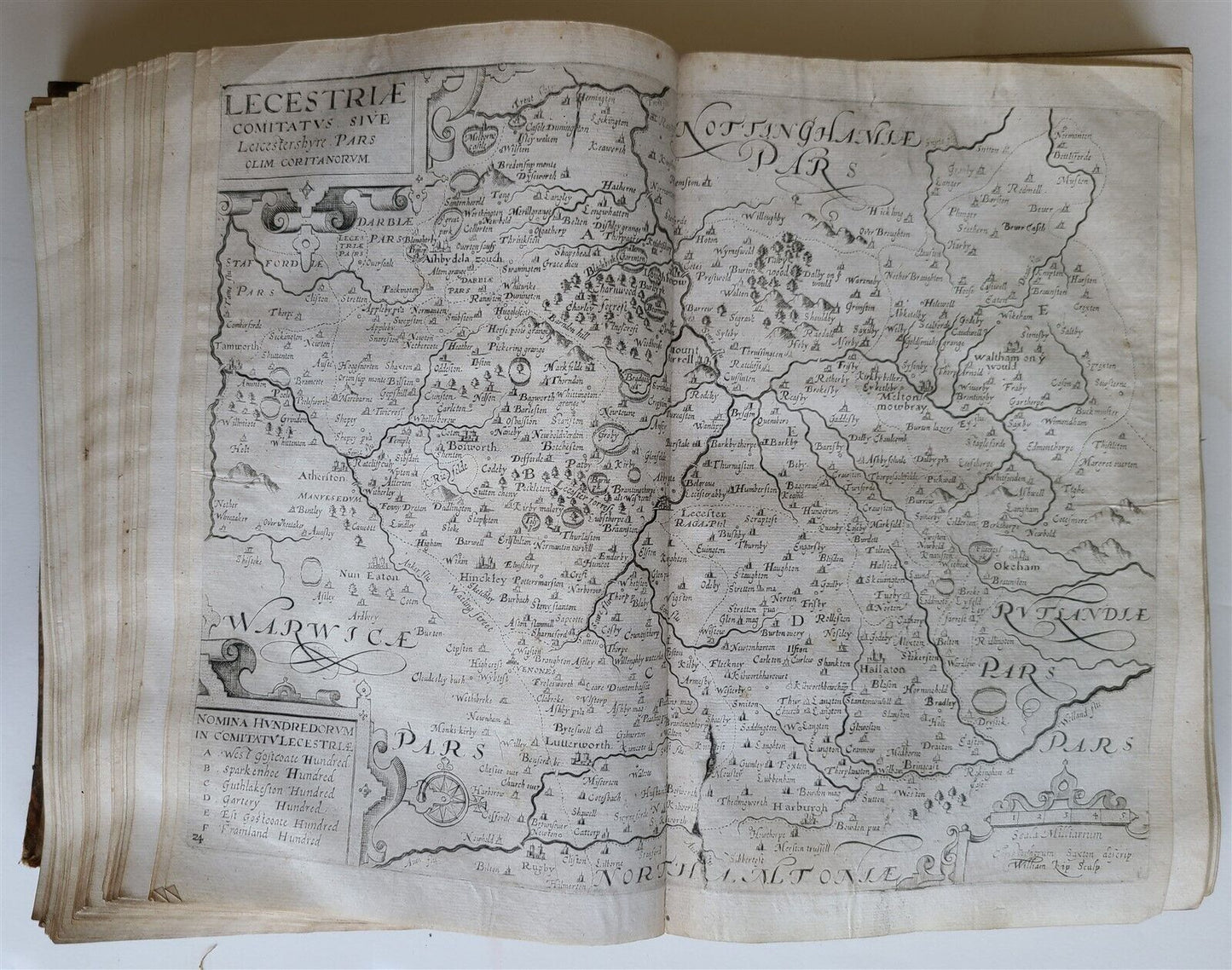 1637 BRITAIN DESCRIPTION of England Scotland Ireland antique ILLUSTRATED 48 MAPS