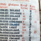 1519 BOOK OF HOURS PRINTED on VELLUM FRAGMENT antique POST-INCUNABULA scarce