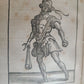 1592 MILITARY HISTORY FULLY ILLUSTRATED antique PLANTIN De re militari libri IV