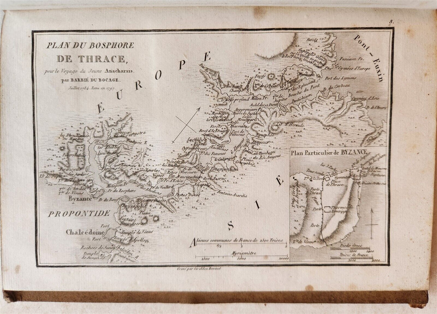 1799-1821 VOYAGE of ANARCHIS of GREECE antique 8 VOLUMES incl. ATLAS ILLUSTRATED