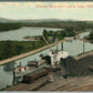 WILLIAMSPORT MD POTOMACK RIVER AND C. & O. CANAL ANTIQUE POSTCARD