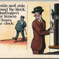 ALCOHOL PROHIBITION ANTIQUE SATIRICAL POSTCARD - BOOTLEGGER'S BUSINESS