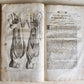 1704 ANATOMY MUSCLE TREATISE antique AMAZINGLY ILLUSTRATED