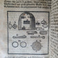 1739 ASTRONOMICAL METEOROGICAL WOMENS TRAVEL CALENDAR antique ILLUSTRATED