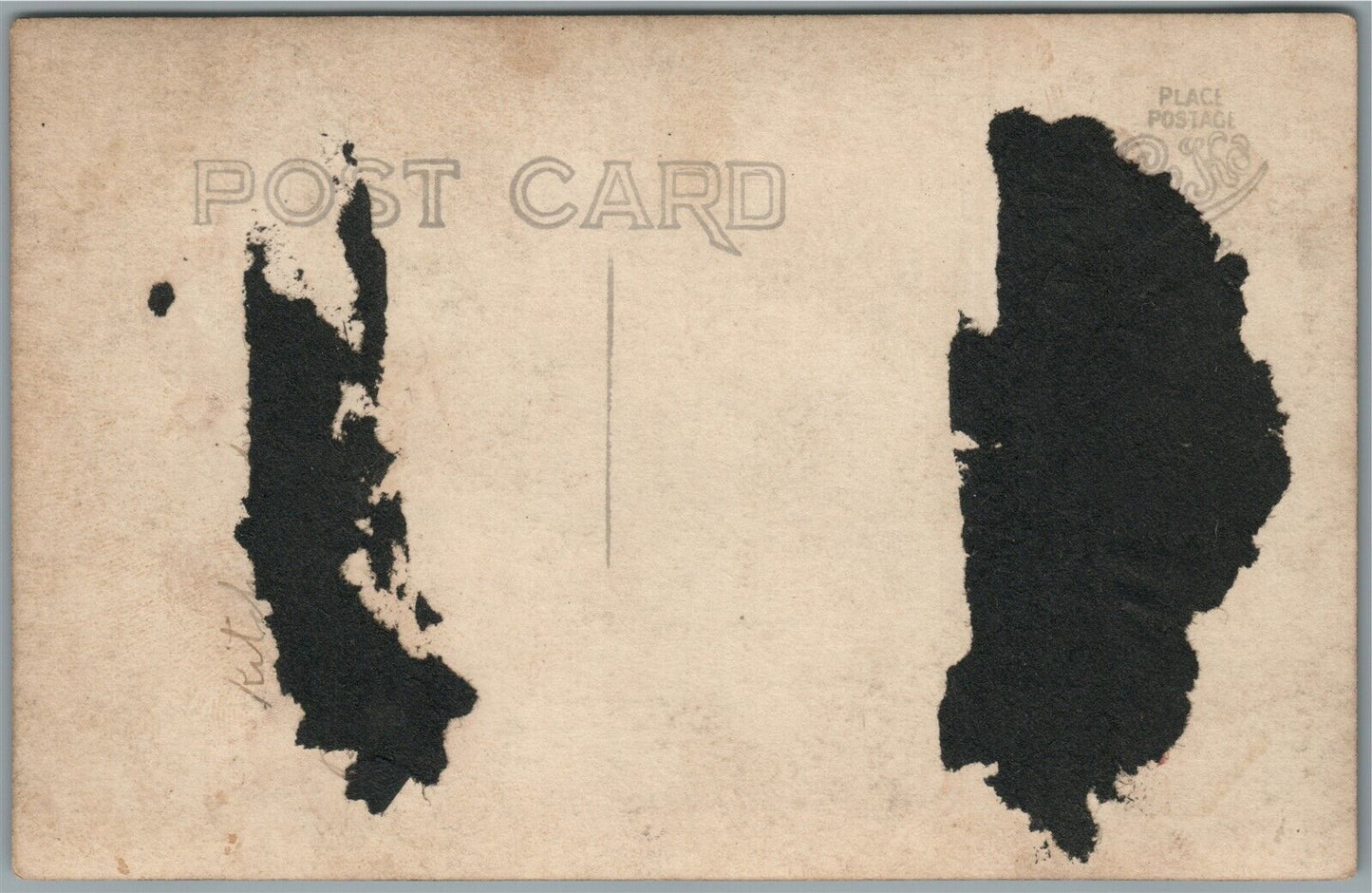 WWI ERA AMERICAN SOLDIERS ANTIQUE REAL PHOTO POSTCARD RPPC