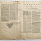 1640 Overijssel NETHERLANDS MAP by WILLEM BLAEU antique AUTHENTIC handcolored