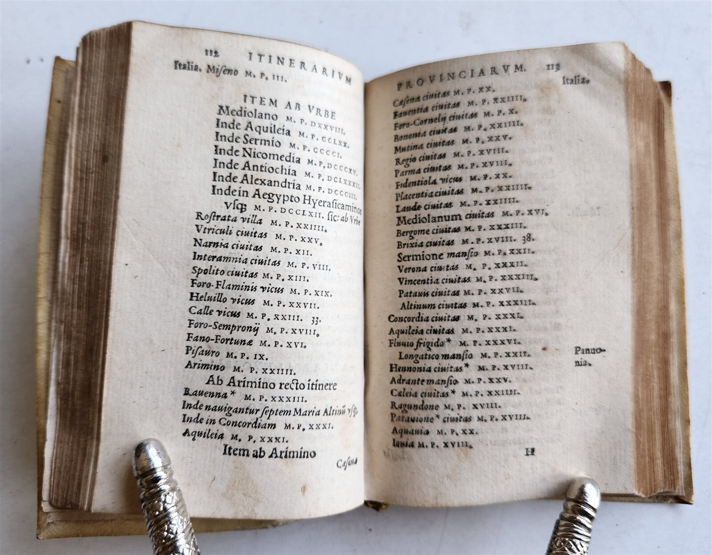 1575 AETHICI COSMOGRAPHIA antique VELLUM BINDING 16th CENTURY