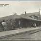 EAU CLAIRE WI RAILROAD STATION RAILWAY NORTH WESTERN DEPOT ANTIQUE POSTCARD