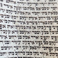 TORAH SCROLL FRAGMENT MANUSCRIPT on VELLUM antique BIBLE GENESIS 43:23 - 48:7