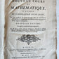 1757 ILLUSTRATED APPLIED MATHEMATICS for ARTILLERY CADETS & ENGINEERS antique