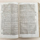 1737 BIBLE in LATIN & GERMAN antique PIGSKIN BOUND FOLIO