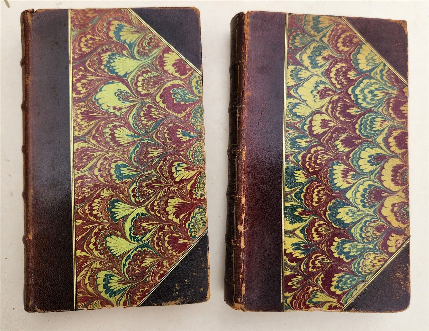 1900s OEUVRES de LECONTE de LISLE POEMES ANTIQUES POETRY in FRENCH 2 VOLUMES