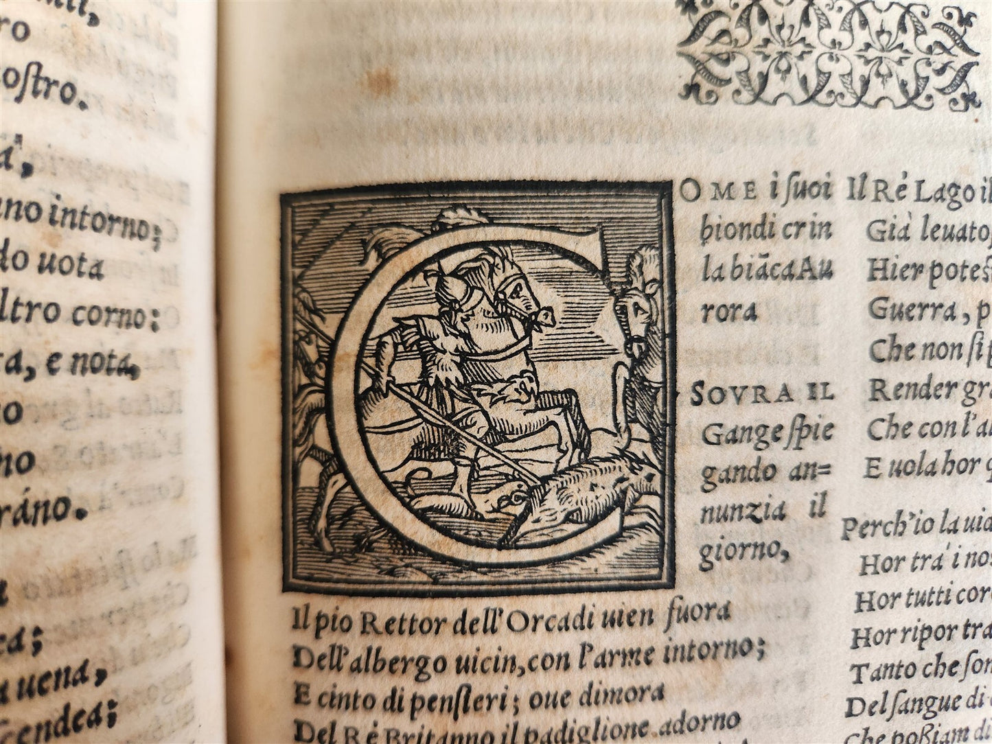 1570 La Avarchide del s. Luigi Alamanni POETRY antique VELLUM BOUND 16th CENTURY