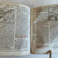 1602 BIBLE in LATIN ILLUSTRATED w/ MAP & NUMEROUS WOODCUTS antique